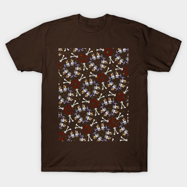 Mushroom Pattern T-Shirt by ThisIsNotAnImageOfLoss